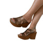 Naked Feet - Women's Brio Platform Wedge Sandals