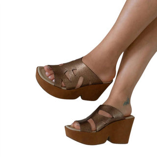 Naked Feet - Sandálias plataforma femininas Brio Wedge