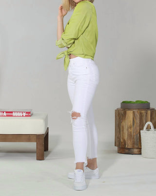 Paparazzi - Camisa Tencel com botões na frente