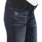 Kancan - Maternity Distressed Frayed Ankle Jeans