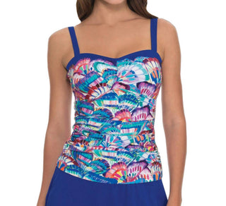 Perfil por Gottex - Top tankini com aro e bojo D-Cup