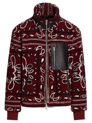 Amiri - Printed Bandana Fleece Jacket