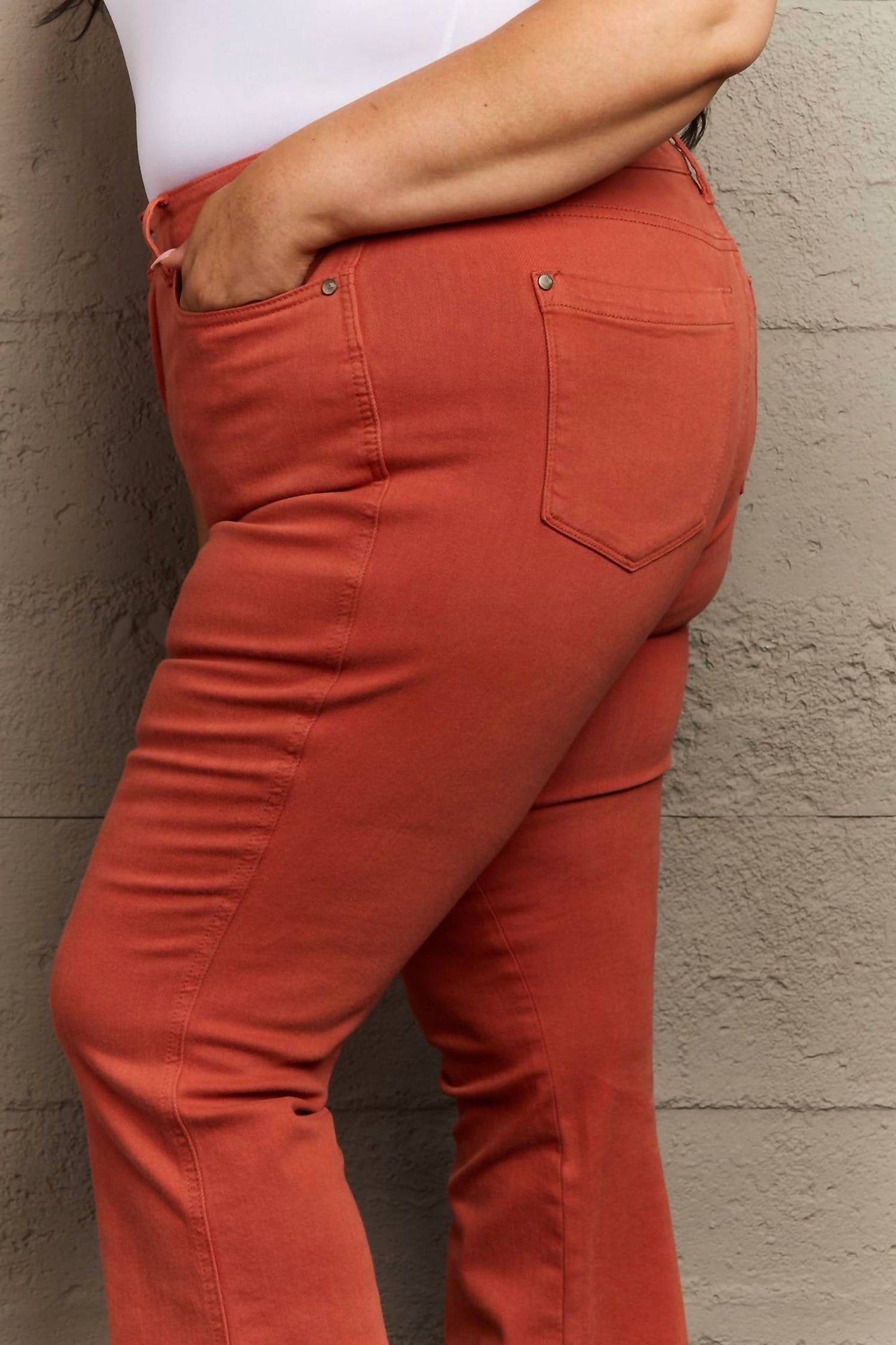 Judy Blue - Olivia Full Size Mid Rise Slim Bootcut Jeans
