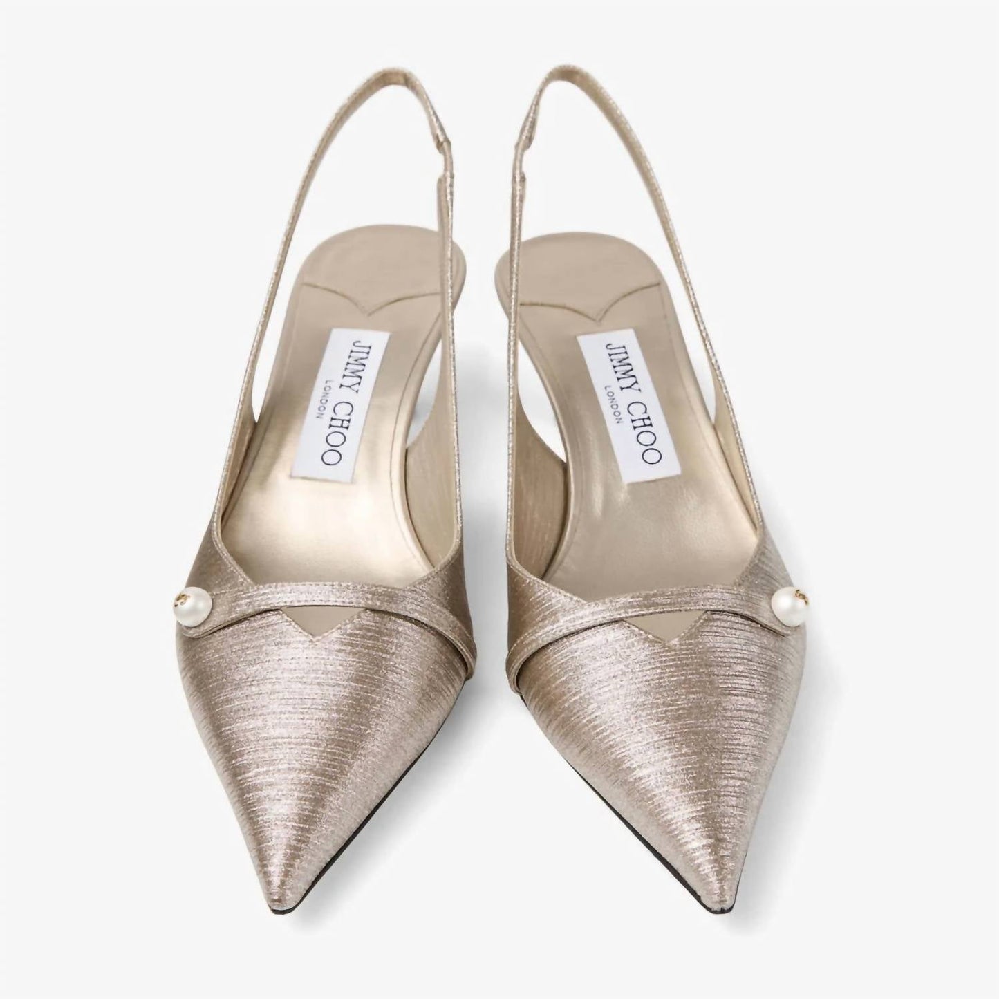Jimmy Choo - Women's Wonderful Glitter Slingback Heels