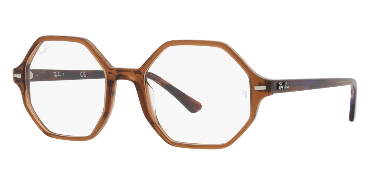 Óculos de Sol Ray-Ban Feminino RX5472-8179-54 Fashion 54mm Transparente Marrom