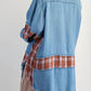 Easel - Plaid Chambray Button Down Shirt
