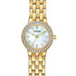 Relógio Citizen EJ6102-64D de cristal e quartzo de 23 mm para mulheres