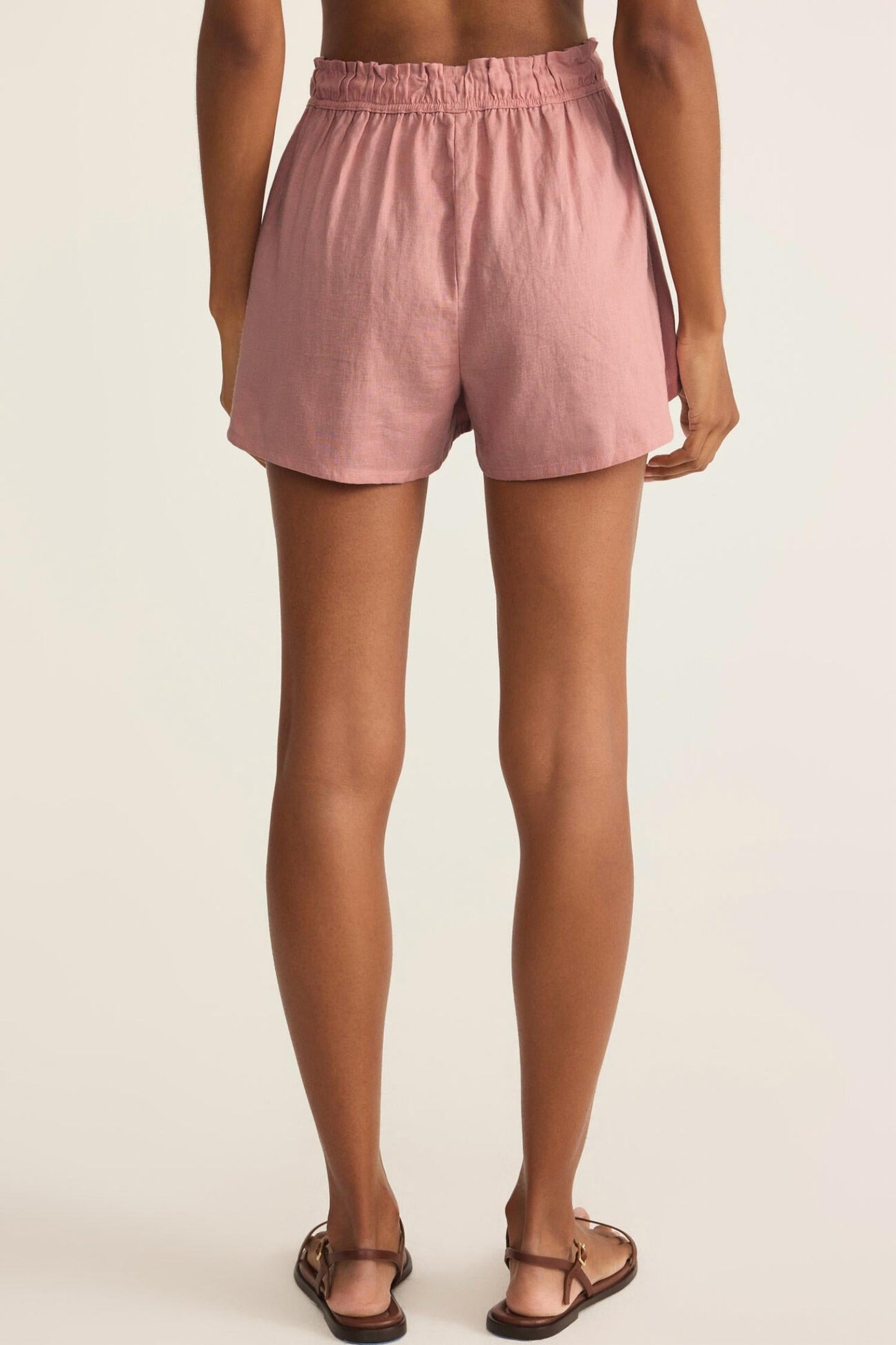 Z Supply - Perfect Mid-high Rise Linen Shorts