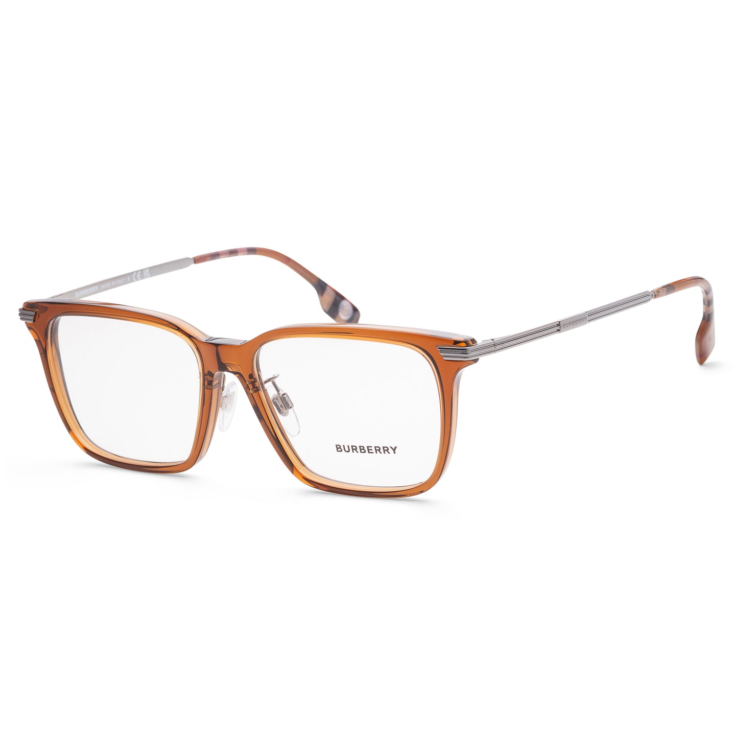 Burberry Ellis BE2378F-3986-55 55mm Óculos de Sol Marrom Masculino