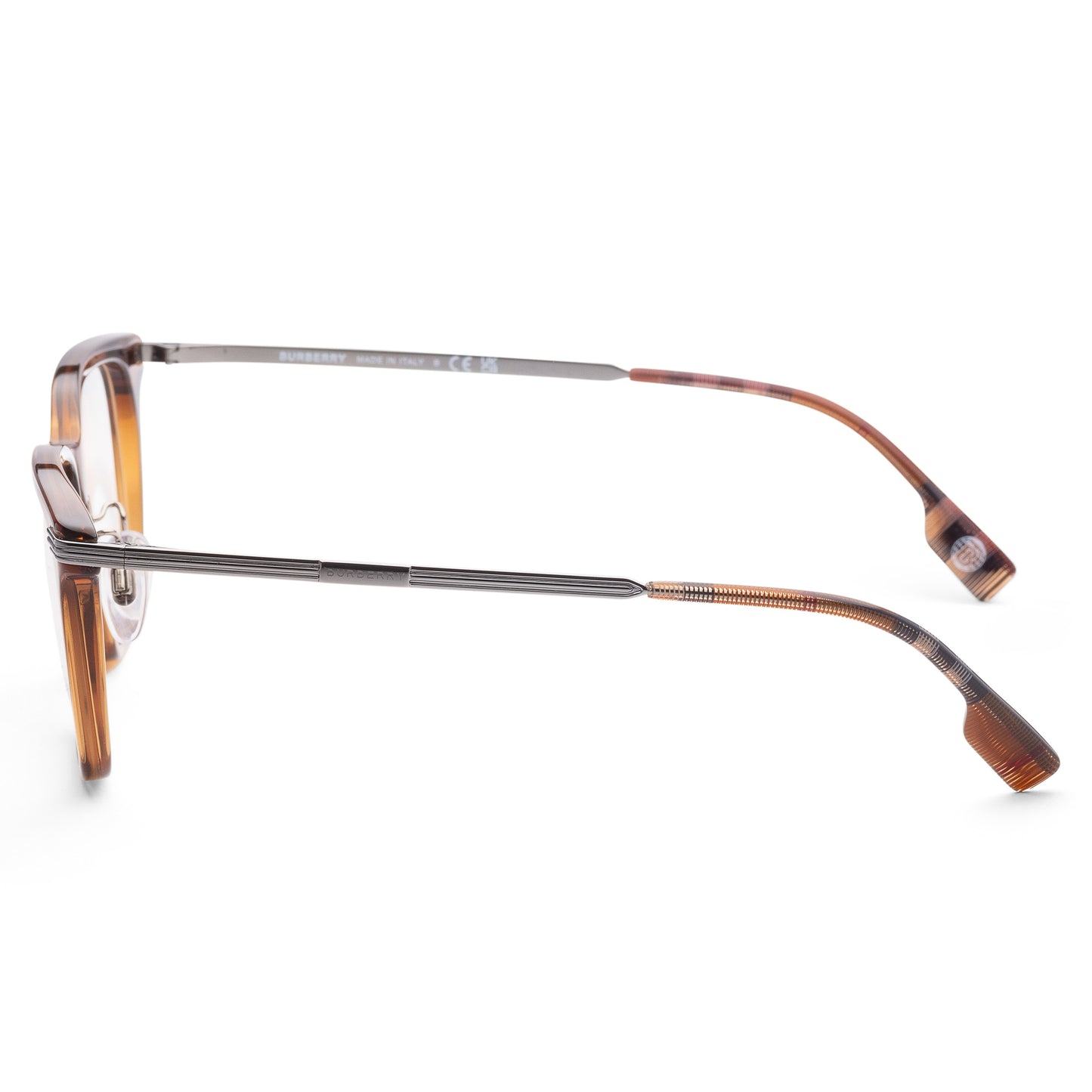 Burberry Ellis BE2378F-3986-55 55mm Óculos de Sol Marrom Masculino