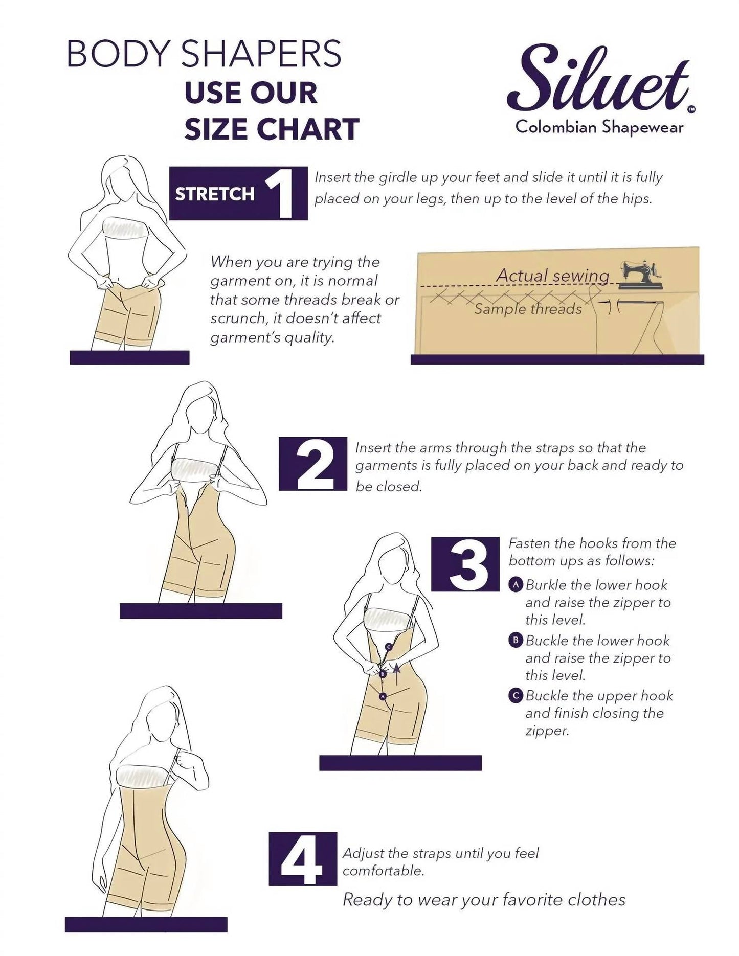 Siluets - Post Surgery Compression Mid-thigh Body Shaper
