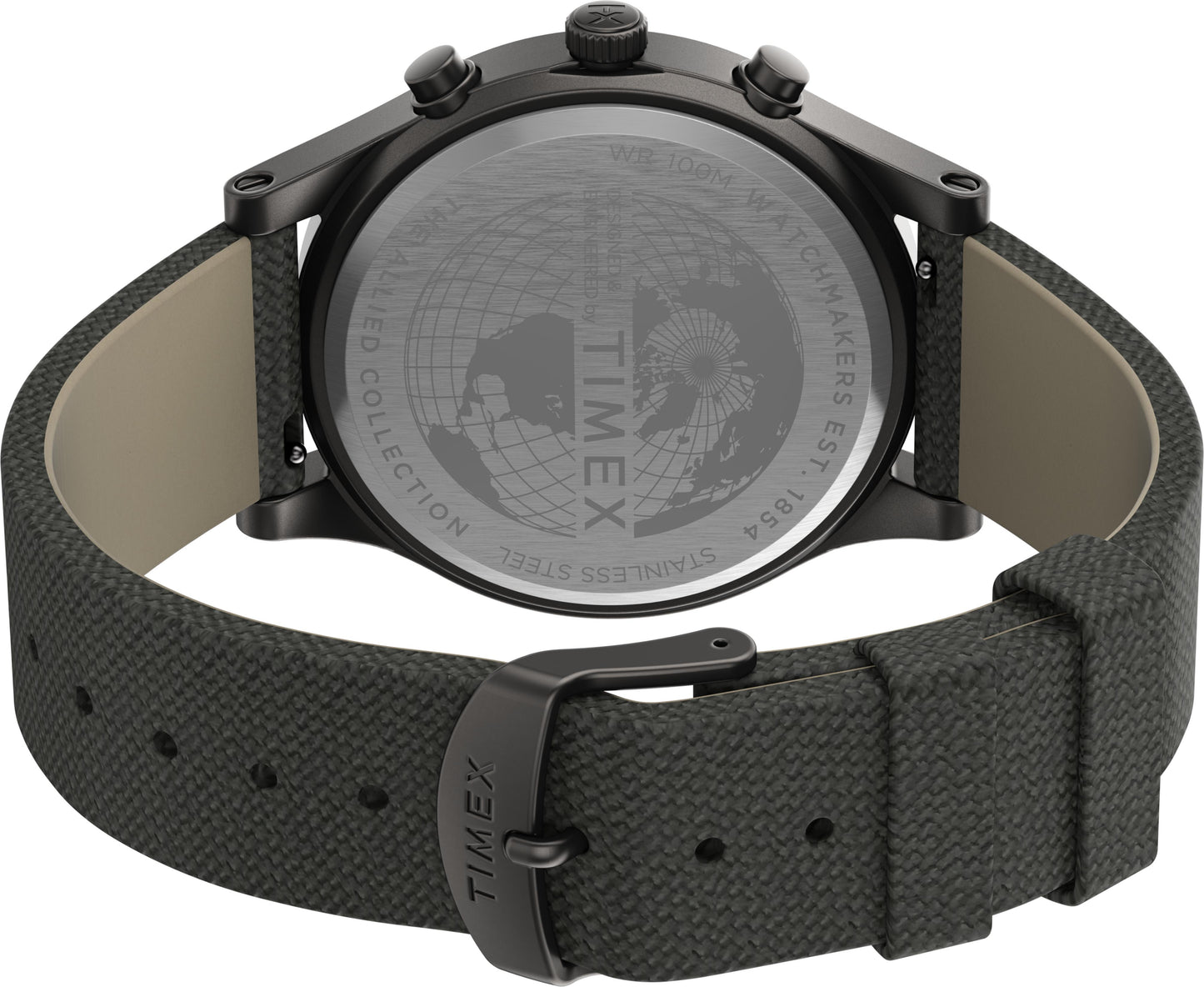 Relógio de quartzo militar masculino Timex TW2T75700 de 42 mm