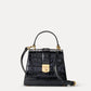 Veronica Beard - Women's Croc-embossed Crest Lock Bag