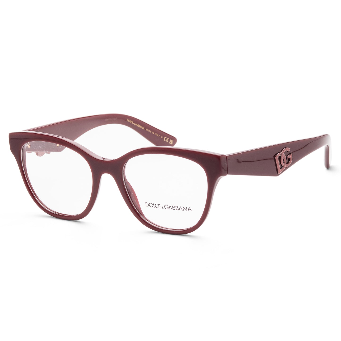 Dolce &amp; Gabbana DG3371-3091-53 Fashion 53mm Bordeaux Ótica Feminina