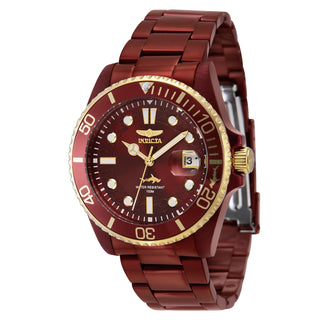 Relógio de quartzo feminino Invicta IN-40873 38 mm com mostrador vermelho