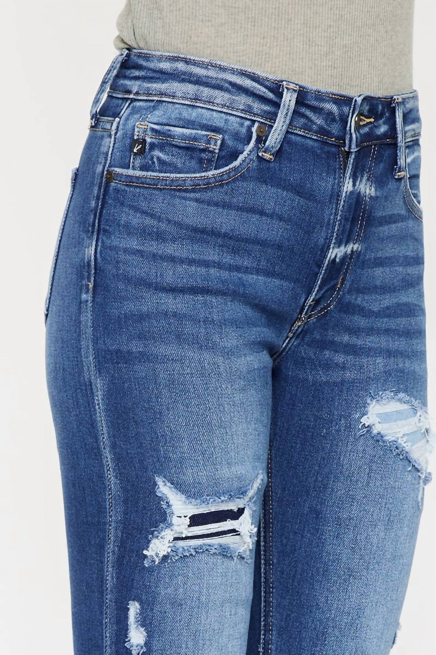 Kancan - High Rise Ankle Skinny Jeans