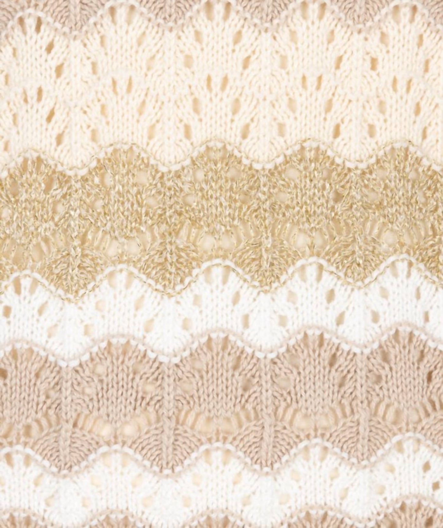 Esqualo - Ajour Stripe Knit Dress