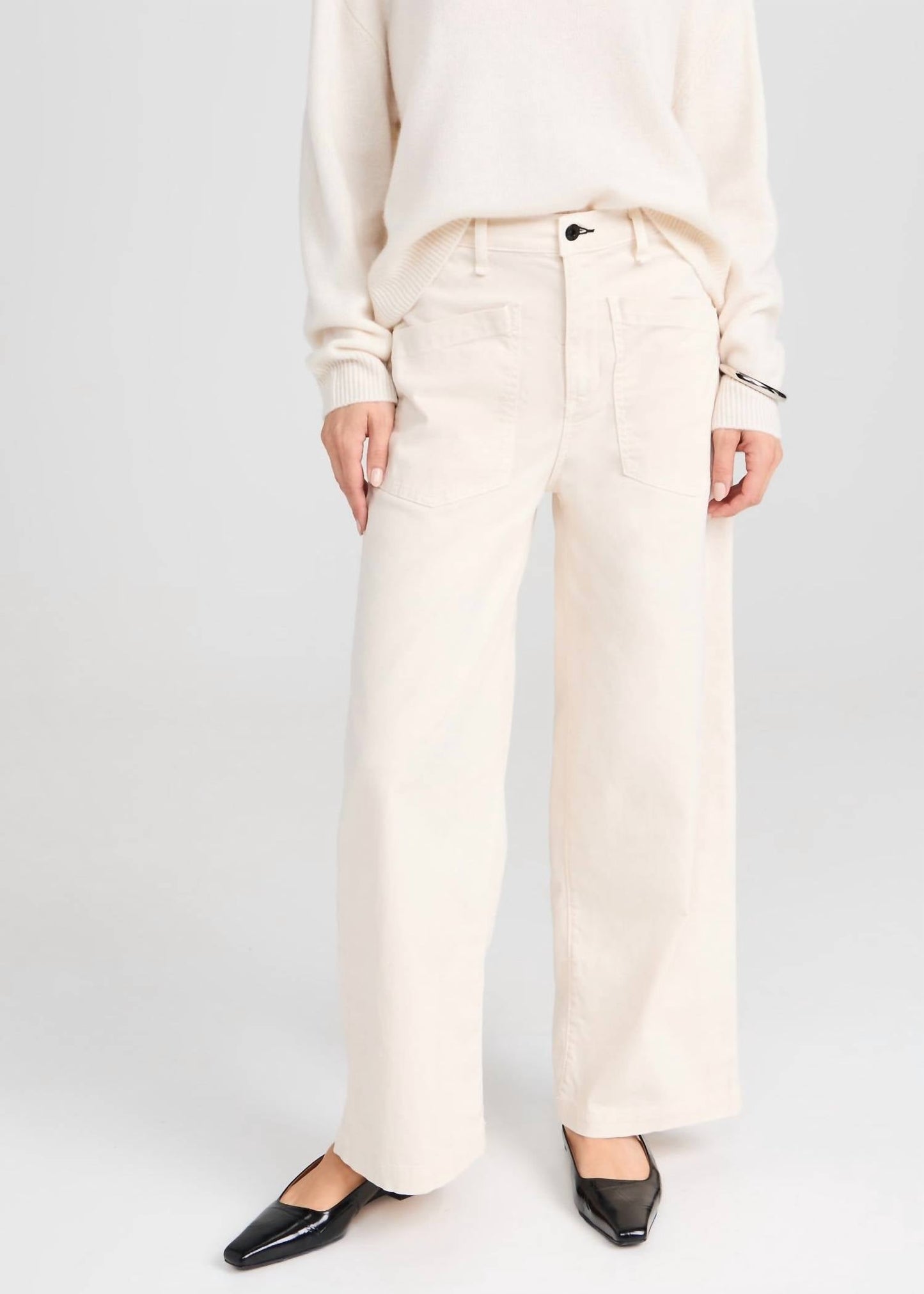 Askk Ny - Virginia Semi Wide Leg Pant