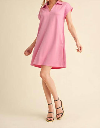 Jodifl - Celeste Collared Scuba Mini Dress