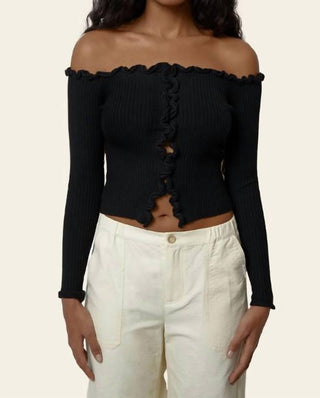 Find Me Now - Charlie Off Shoulder Top