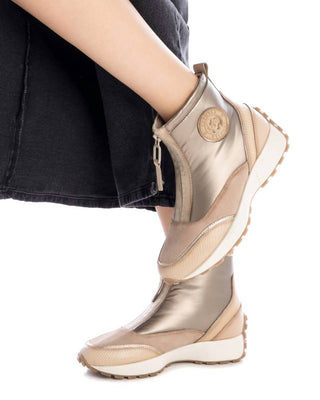 Xti - Botas de couro femininas da coleção Carmela