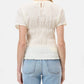 Closed - Crinkle Short Sleeve Top