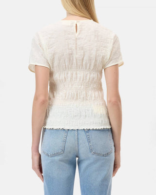 Closed - Crinkle Short Sleeve Top