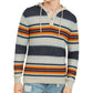 American Rag Mens Striped Henley Hoodie