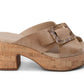 Chocolat Blu - Women's Grita Cross Strap Cork Heel Sandal