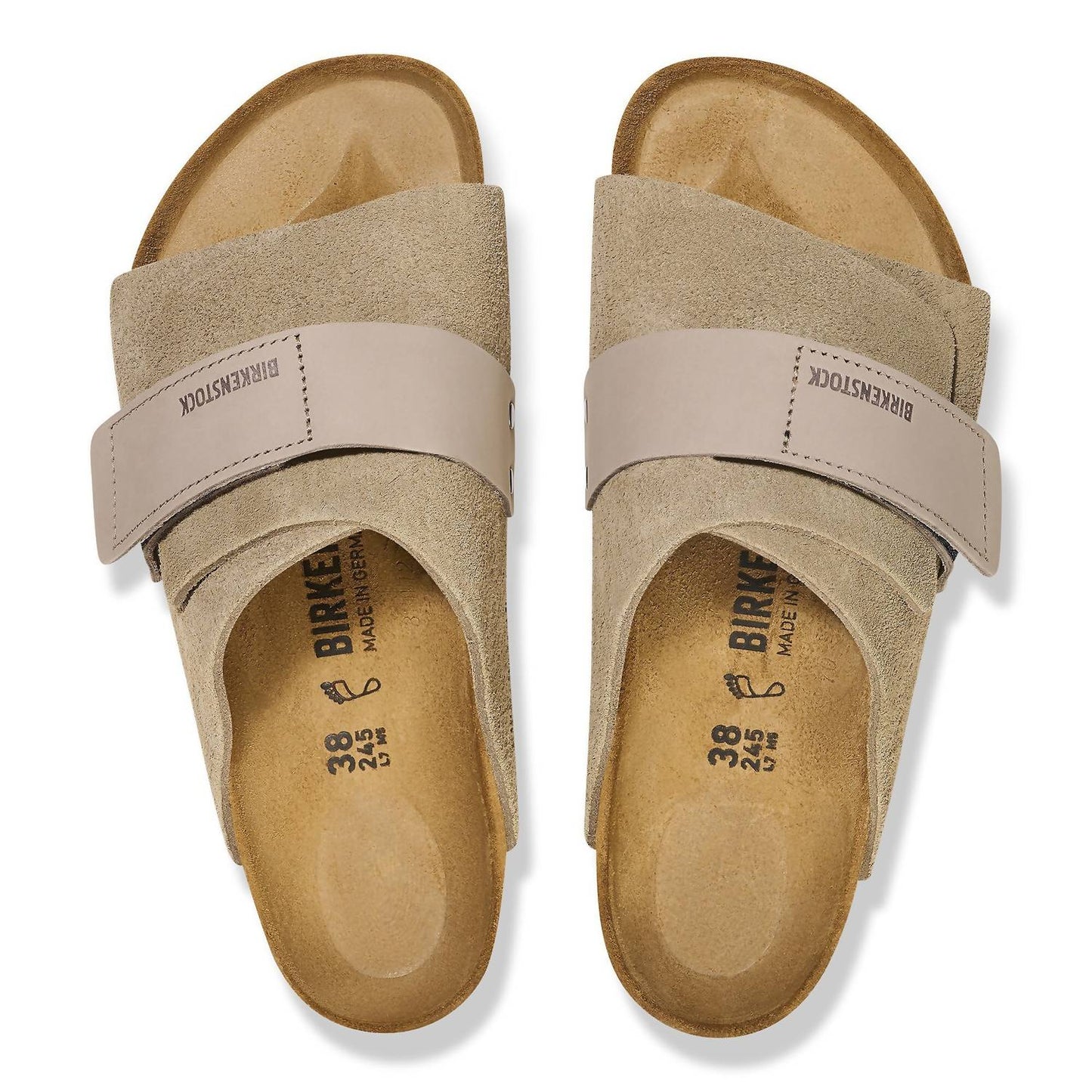 Birkenstock - Men's Kyoto Nubuck Suede Leather Slide