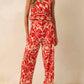 Aylaya - Floral Print Linen Blend Key West Pants