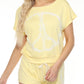 Pj Salvage - Women's Ride Or Dye Short Sleeve Top
