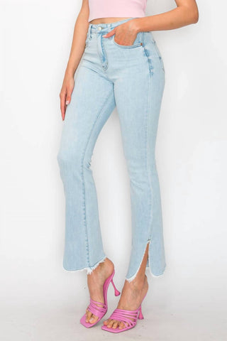 Artemis Vintage - Calça Jeans Western Boot Cut de Cintura Alta