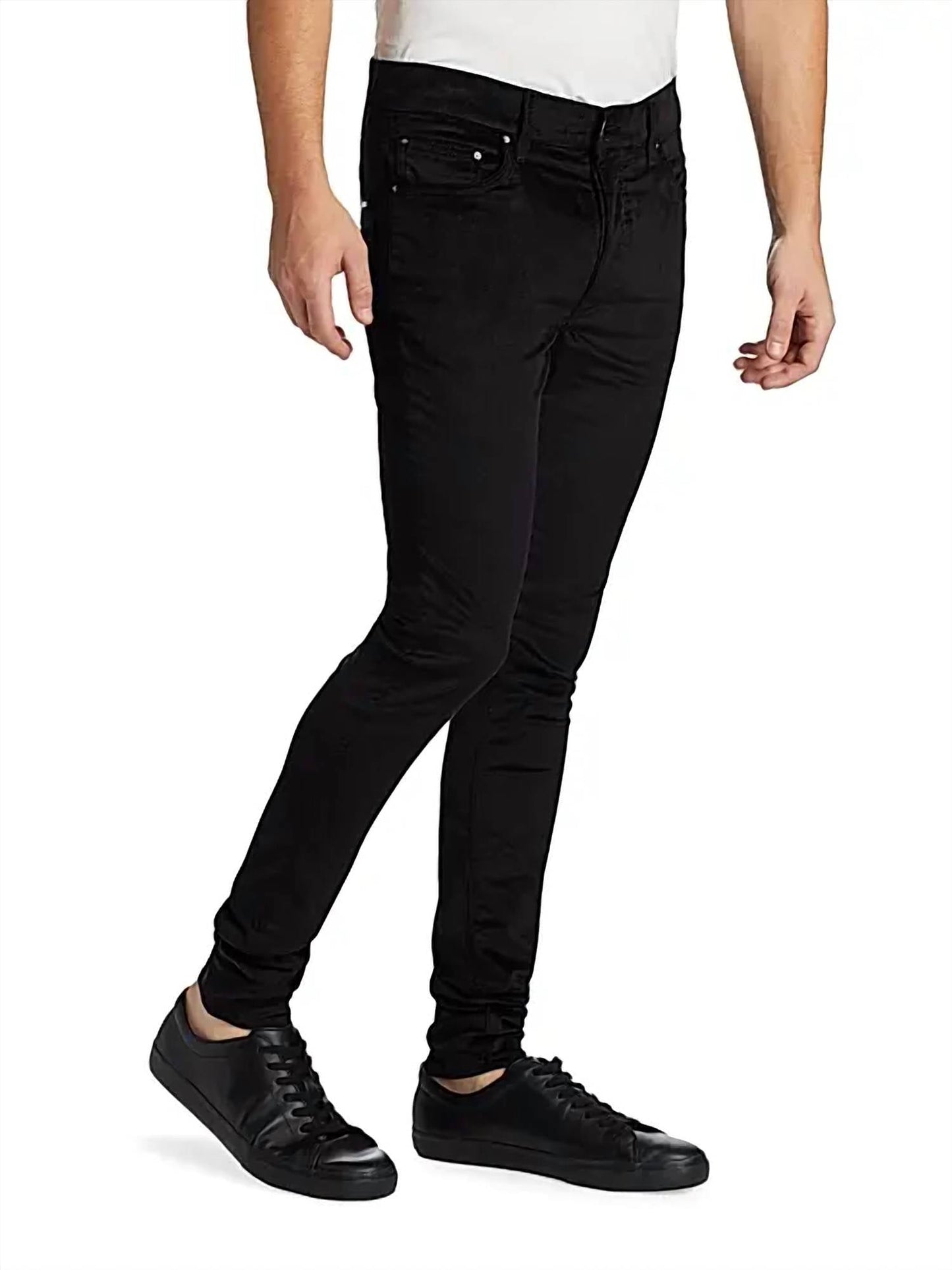 Amiri - Velour Skinny Stack Denim Jeans