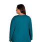 On The Plus Side - Jersey Long Sleeve U-Neck Tee - Plus