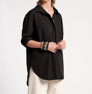 Frances Valentine - Camisa de botões oversized perfeita