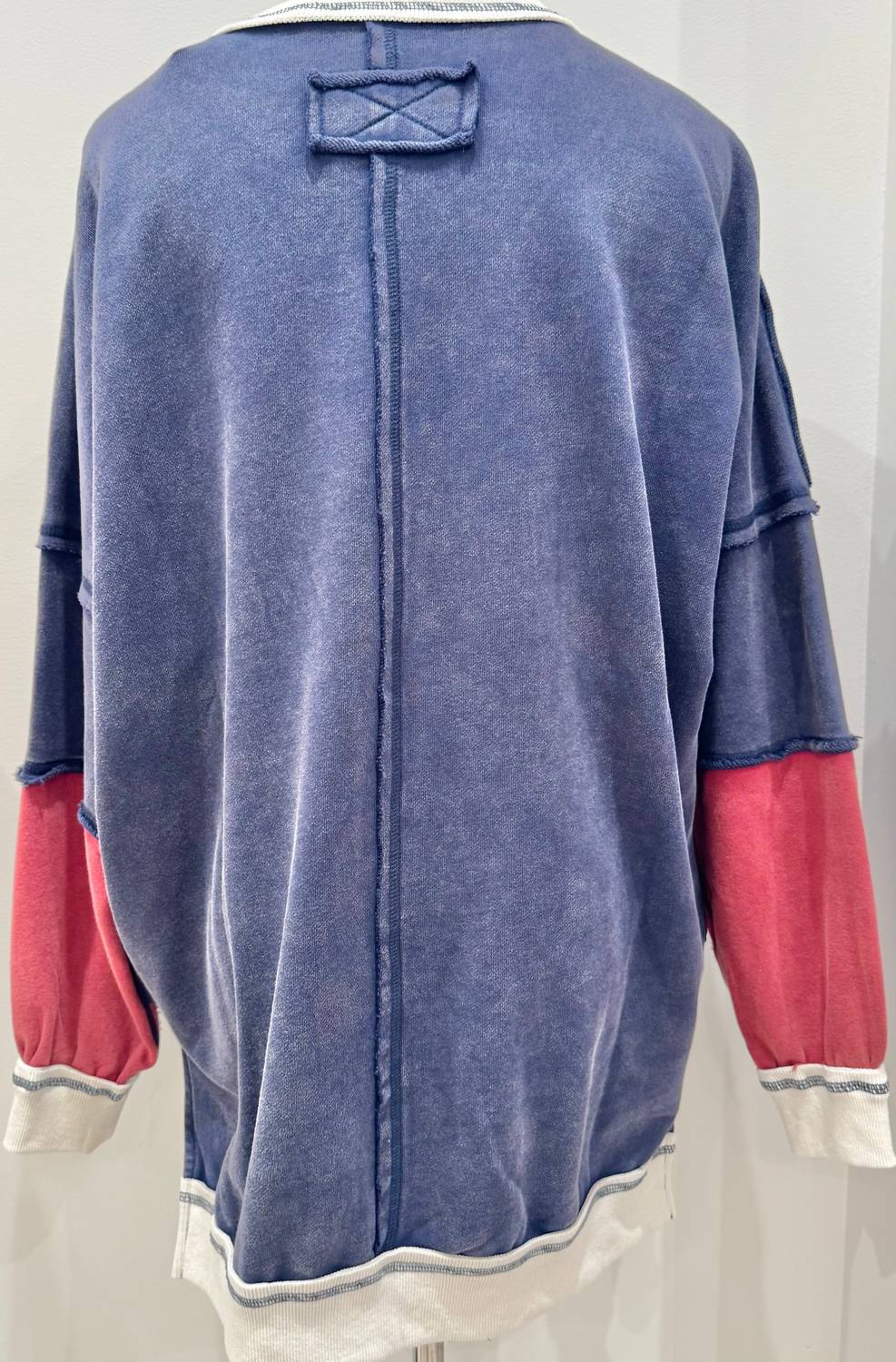 Aemi + Co - Rugby Striped Sweatshirt