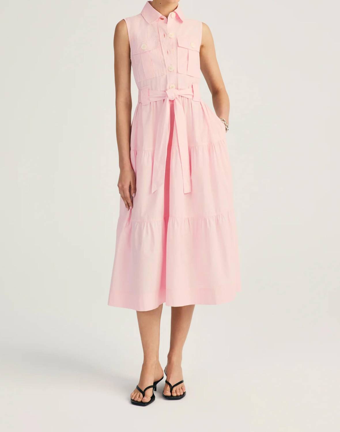 Derek Lam 10 Crosby - Florence Sleeveless Shirt Dress