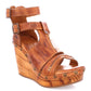 Bedstu - Women's Princess Wooden Wedge Sandal