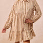 Bibi - Floral Print Buttoned Shirt Dress