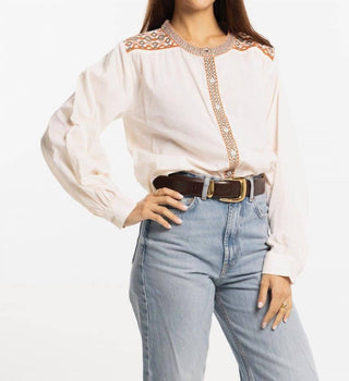 Bindu - Lola Embroidered Blouse