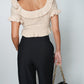 Falcon Park - Kaylan Pointelle Off The Shoulder Top