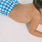 Montce - Boy's Gingham Mini Swim Trunk