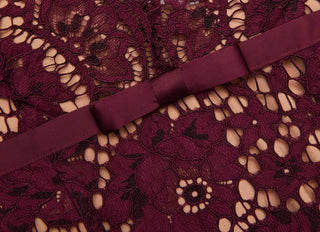 Self-Portrait - Floral Lace Midi Dress