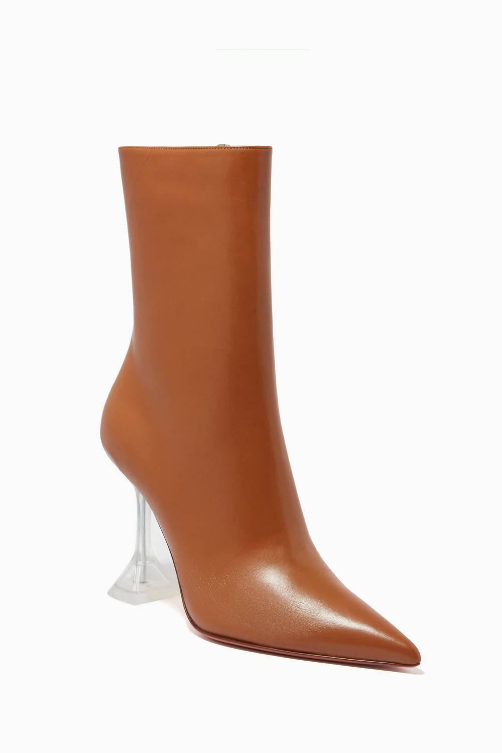 Amina Muaddi - Women's Giorgia Croc Leather Mid-calf Boots