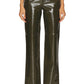 Pistola - Cassie Faux Leather Straight Fit Jeans