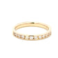 Aamiaa - 0.52 Carat Natural Diamond Round Brilliant Channel Band