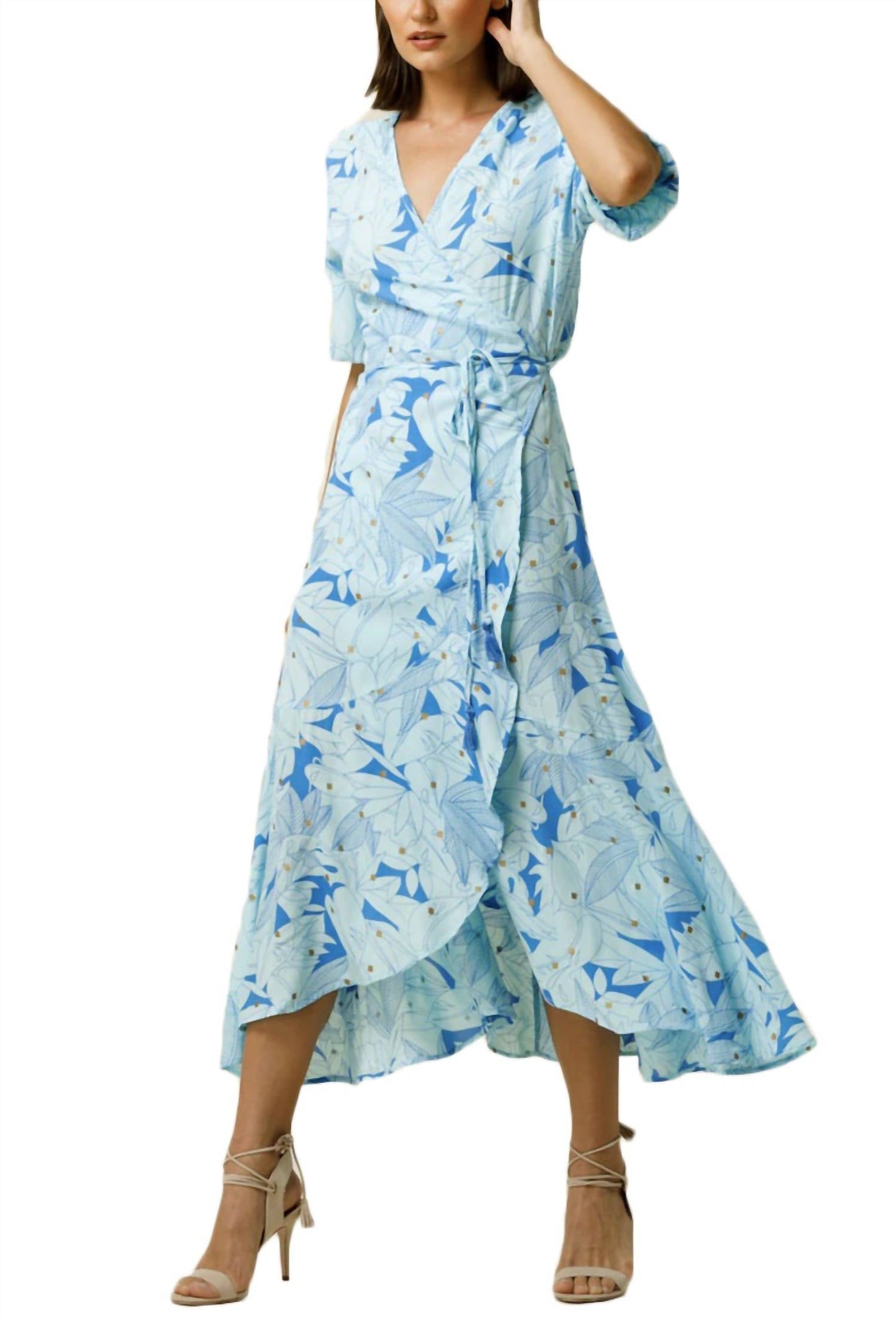 Lusana - ELORA Wrap Dress