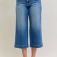 Judy Blue - Melanie Mid Rise Wide Leg Crop With Wide Hem