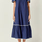 2.7 August Apparel - Women's Ric Rac Midi Dress
